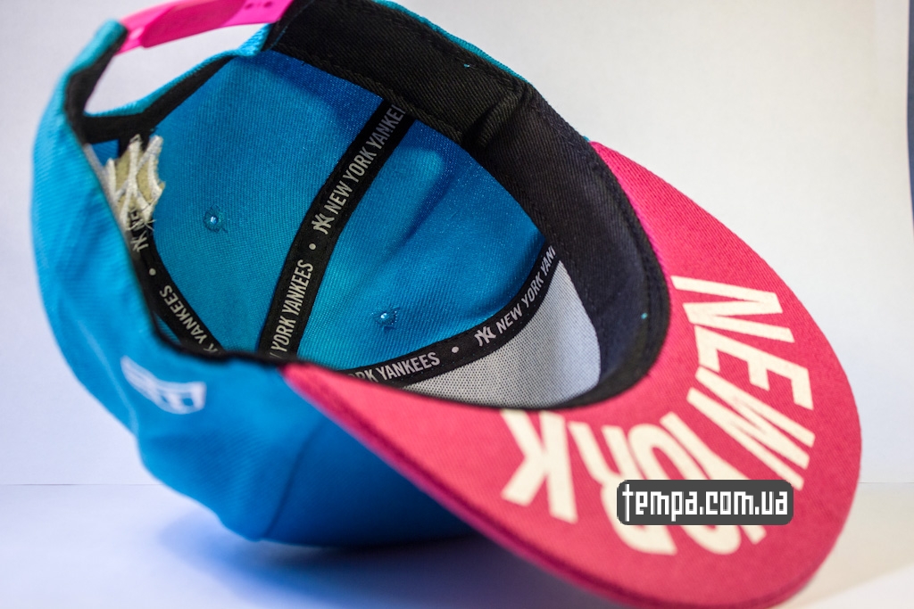 kepa snapback newera yankees new york golubaya s rozovim kozirkom_4