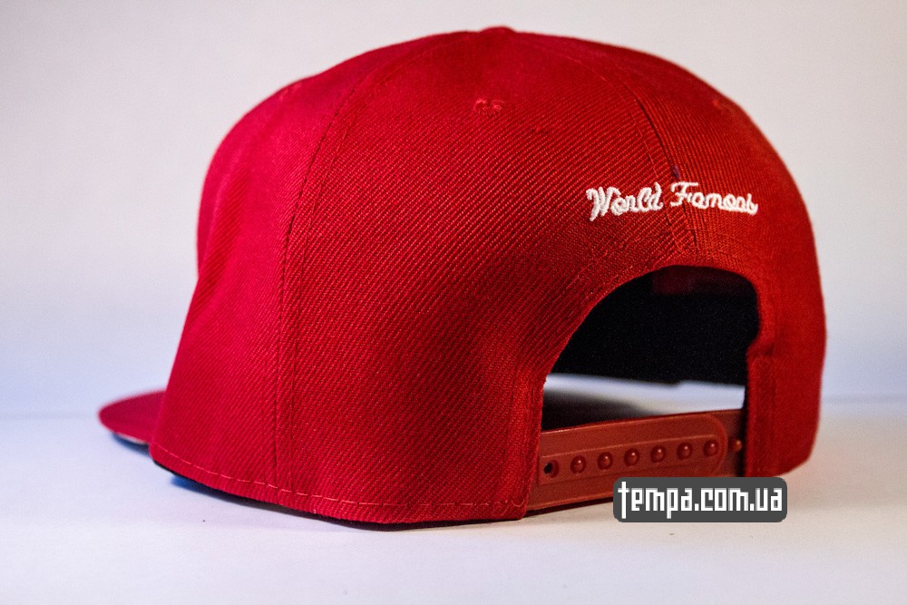 кепка snapback Supreme красная с американским флаком и леопардовым козырьком бейсболка оригинальная_2