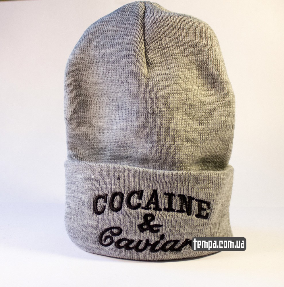 шапка серая Crooks and Castles Cocaine and Caviar купить в украине