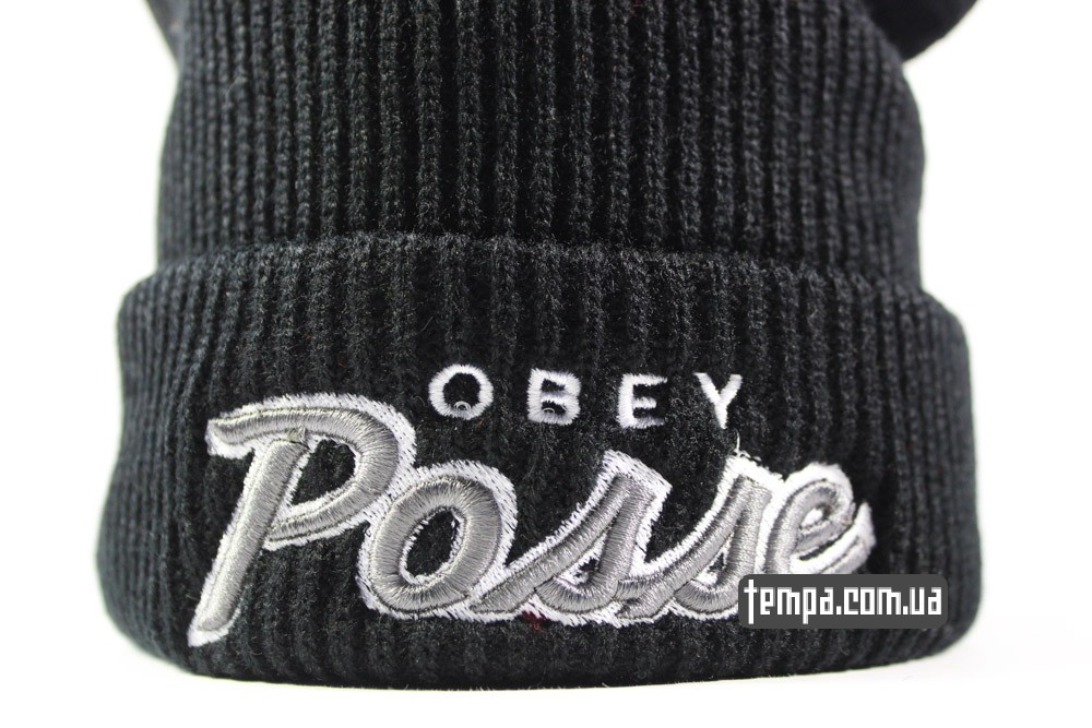 черная шапка obey Posse купить заказать в Украине