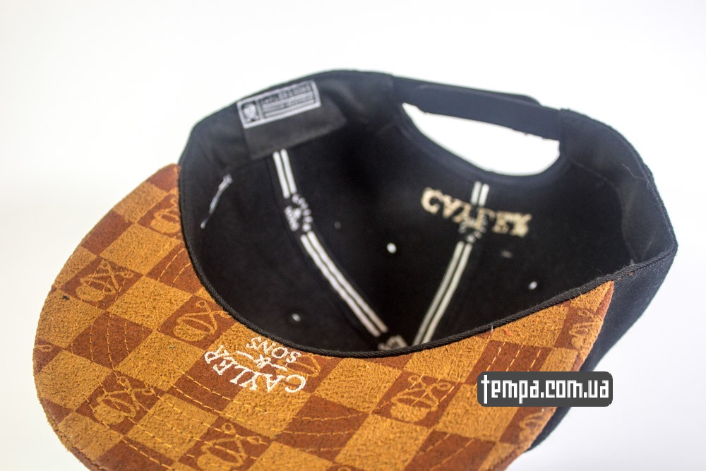 где купить Cayler and Sons Украина оригинал кепка snapback Cayler and Sons черную с коричневым козырьком в украине
