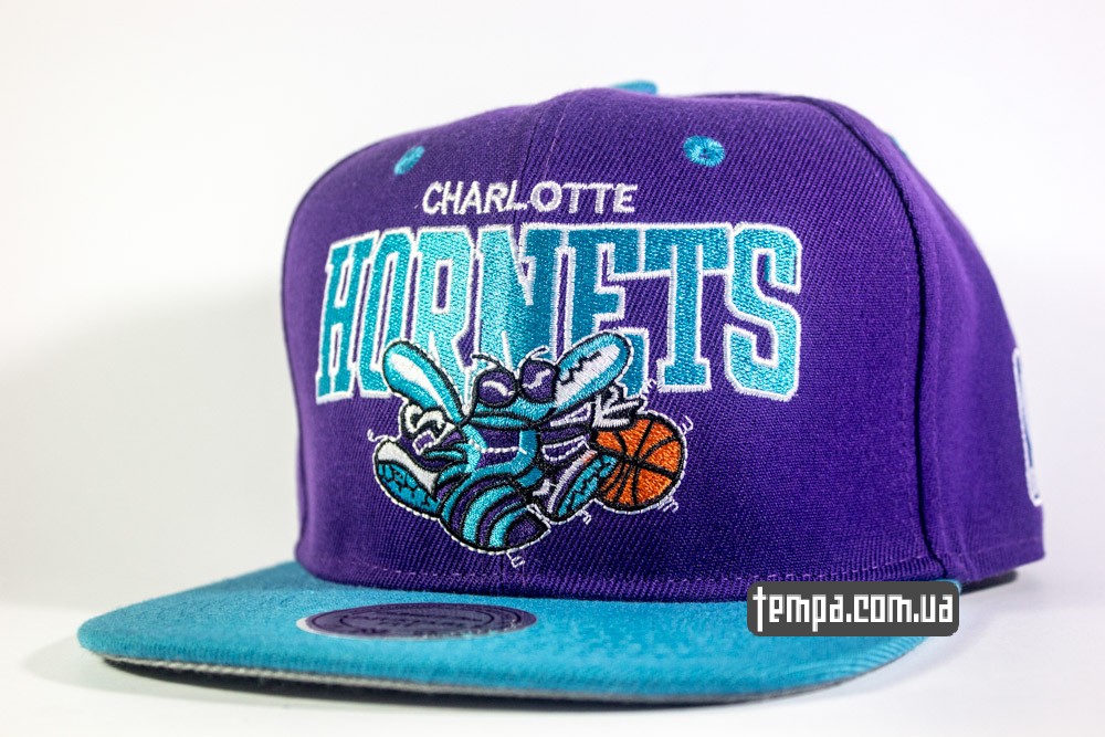 кепка бейсболка snapback charlotte HORNETS NBA с пчелой купить в украине