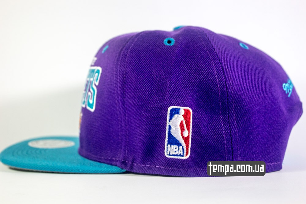 кепка бейсболка snapback charlotte HORNETS сереневая NBA с пчелой купить в украине