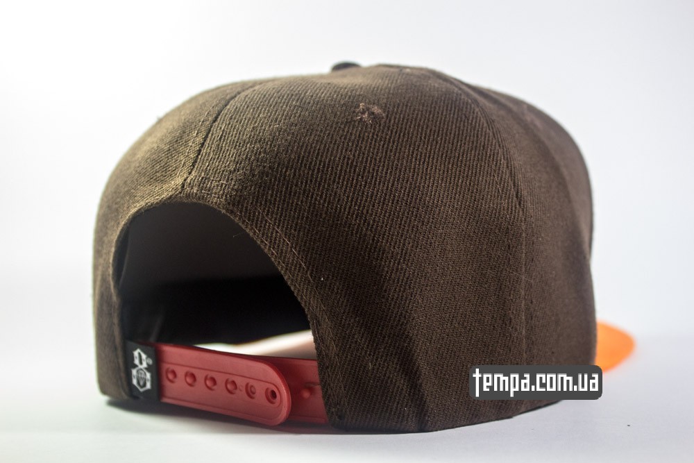 rebel 8 Украина кепка snapback rebel 8 коричневую с оранжевым козырьком в украине