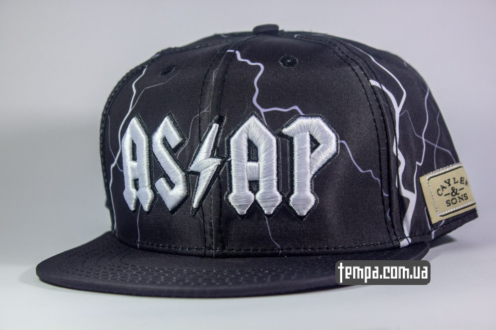 ASAP кепки Cayler Sons snapback молния черный снепбек купить