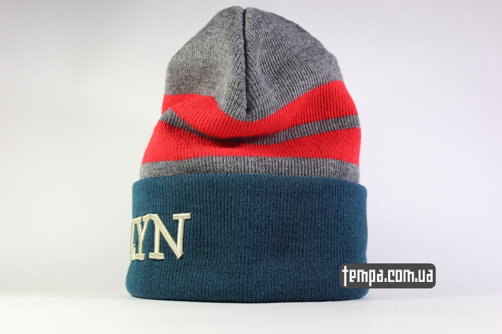 бруклин нью йорк шапка серо-зеленая купить в украине Cayler and Sons beanie Crooklyn