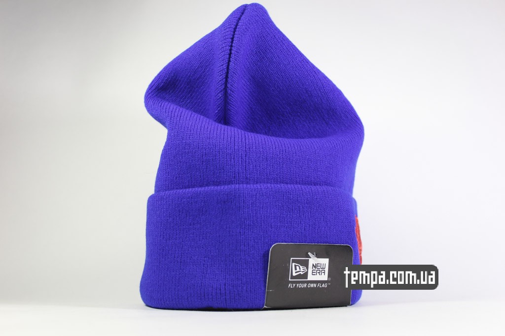 теплая зимняя шапка Superman beanie New Era синяя купить украина