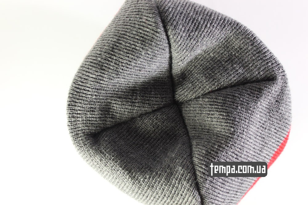 зимняя шапка Cayler and Sons beanie Crooklyn серая шерстяная шапка