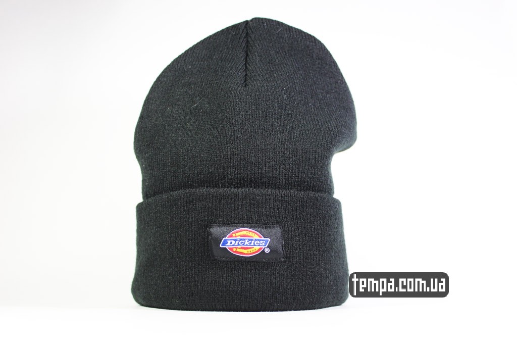 черная шапка теплая Dickies beanie USA украина
