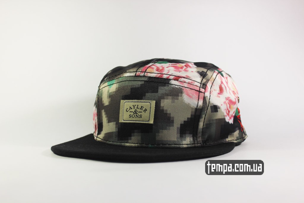 8 бит кепка 8bit snapback 5 panel cap cayler and sons с цветами