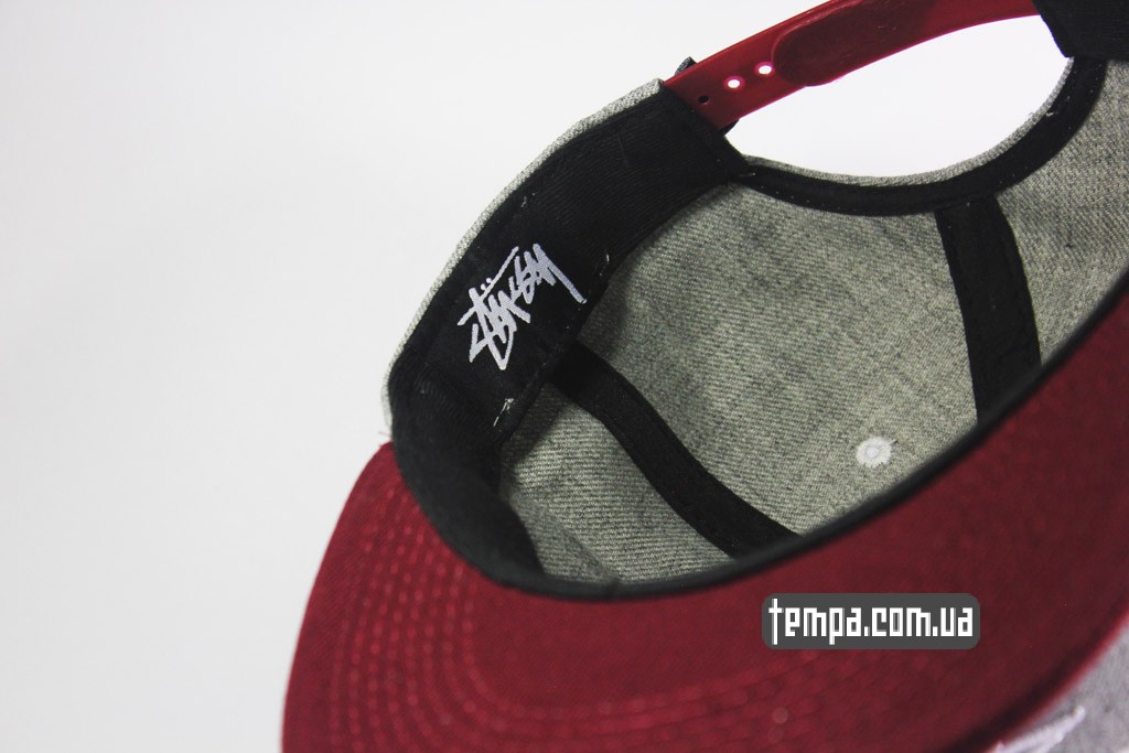 stussy оригинал купить кепку бейсболку стасси стусси серая коричневая козырек реперка