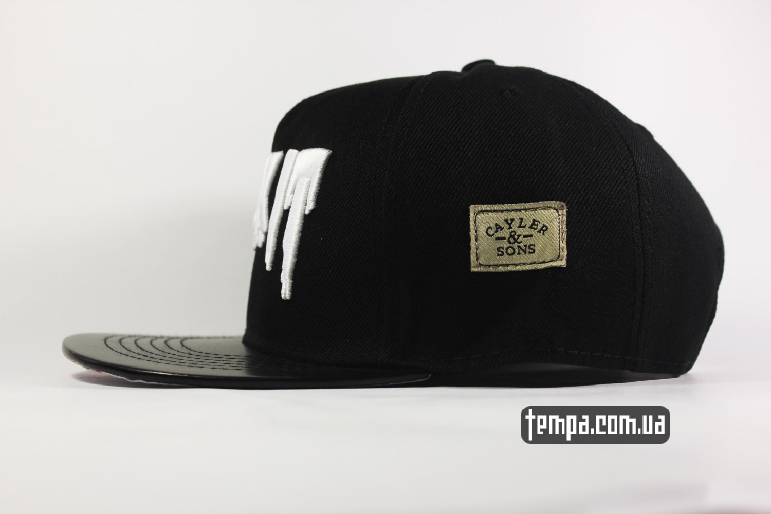 кепка с кожаным козырьком snapback Fuck it cayler and sons_