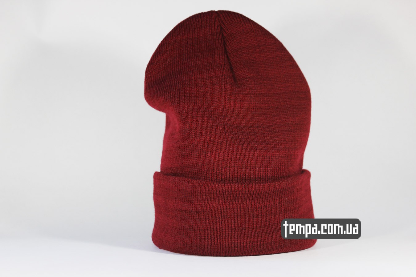 шапка beanie одежда ripndip nermal бордовая кошка