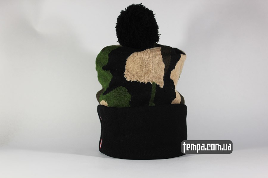 beanie шапка chicago bulls NBA NEW ERA с быком военная купить Украина