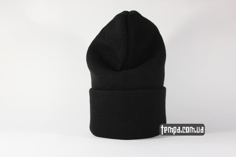 черная шапка beanie Carhartt кожа кархарт США купить заказать