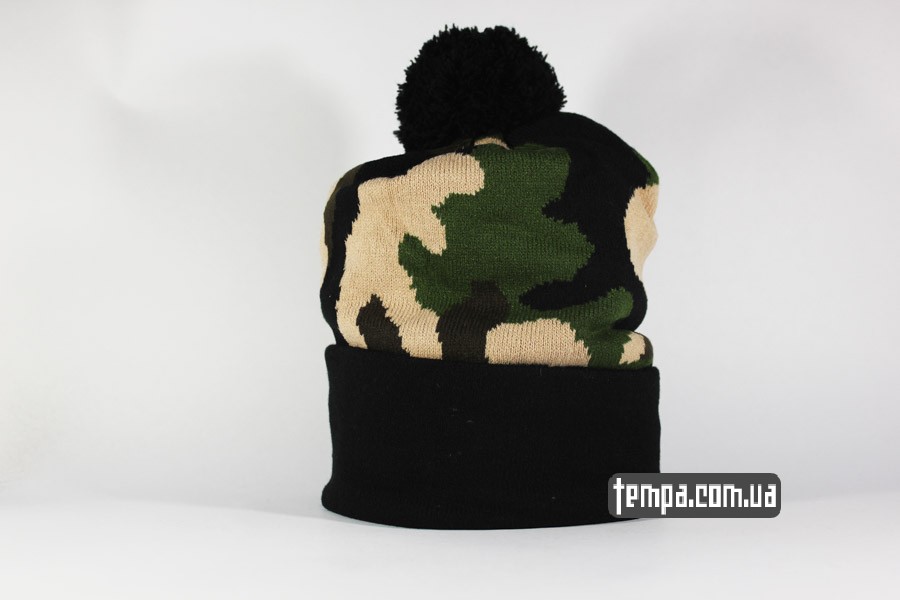 магазин шапок beanie шапка chicago bulls NBA NEW ERA с быком военная