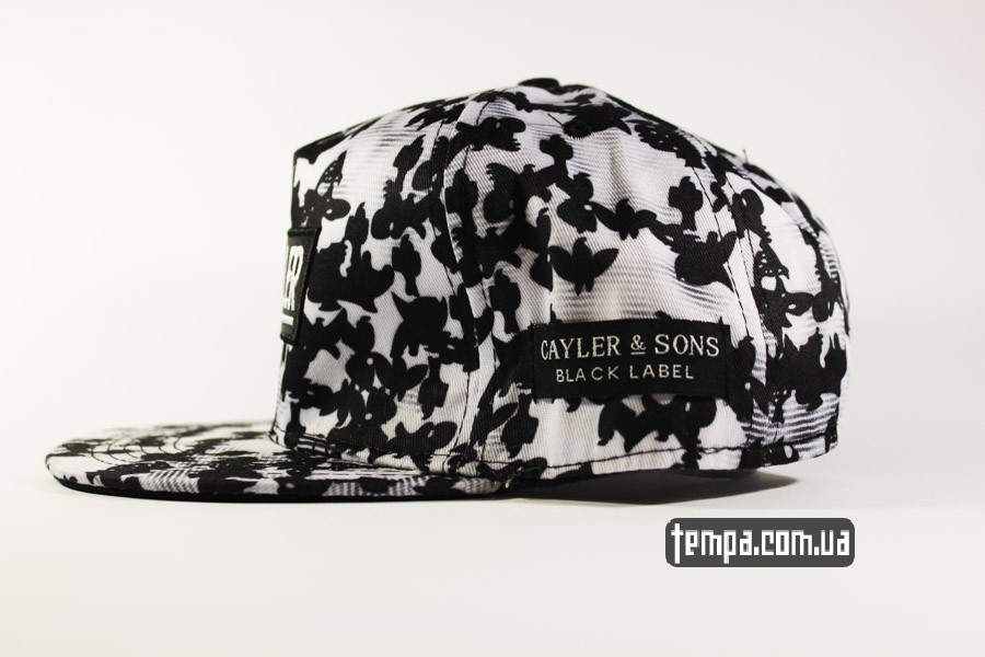 label вороны одежда ужасы кепка snapback thriller cayler and sons black edition