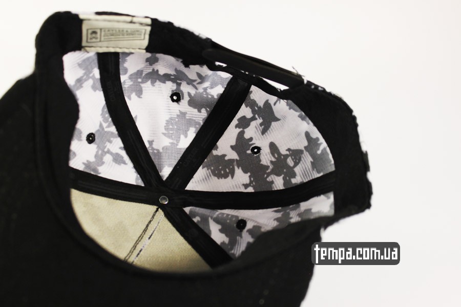вороны одежа кепка snapback thriller cayler and sons black edition