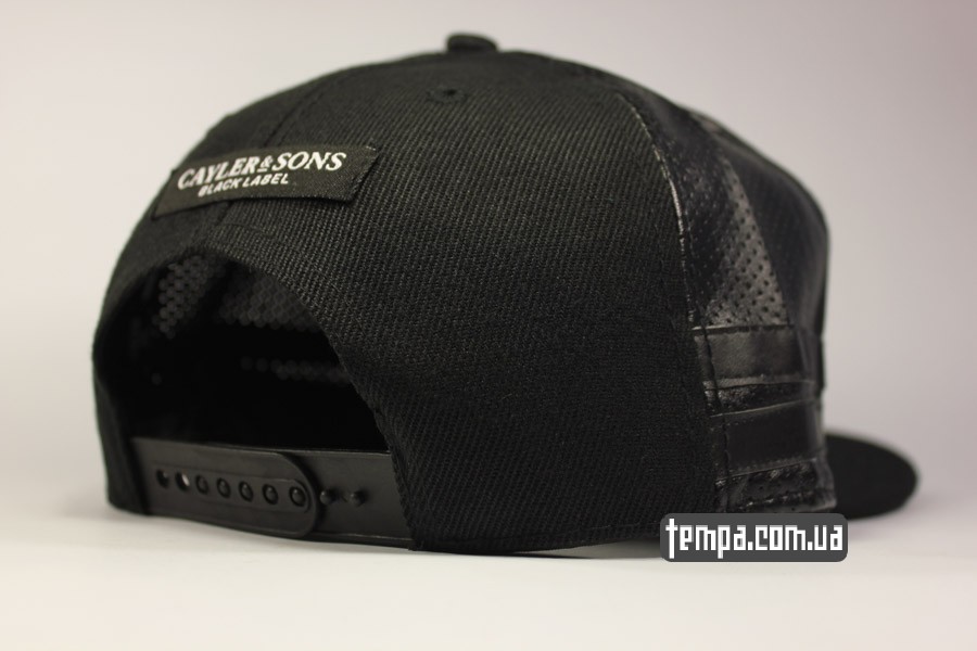 однотонная черная кепка бейсболка кепка snapback star cayler sons кожа звезды