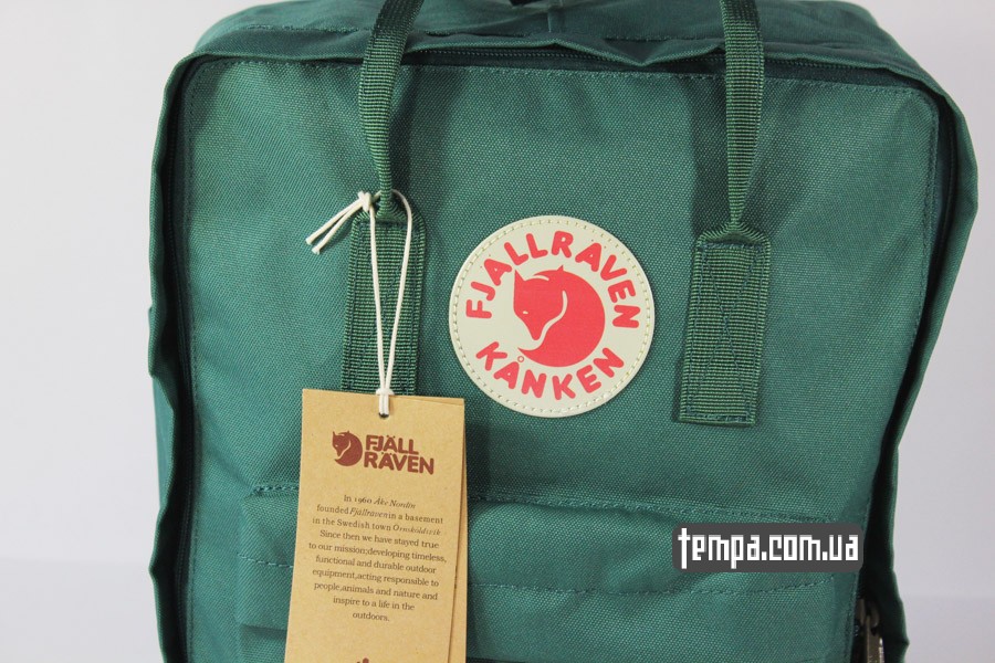 fjallraven kanken логотип зеленый рюкзак украина купить
