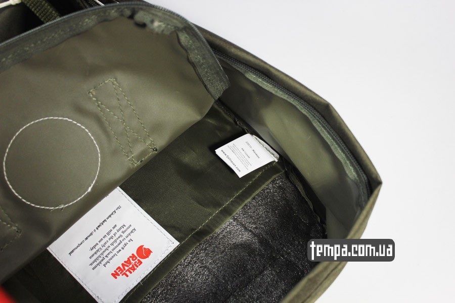 нейлоновый рюкзак kanken FJALL RAVEN хаки
