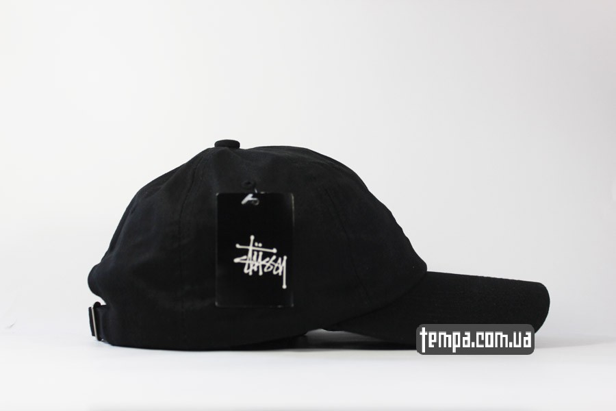оригинал stussy бейсболка кепка черная круглый козырек украина