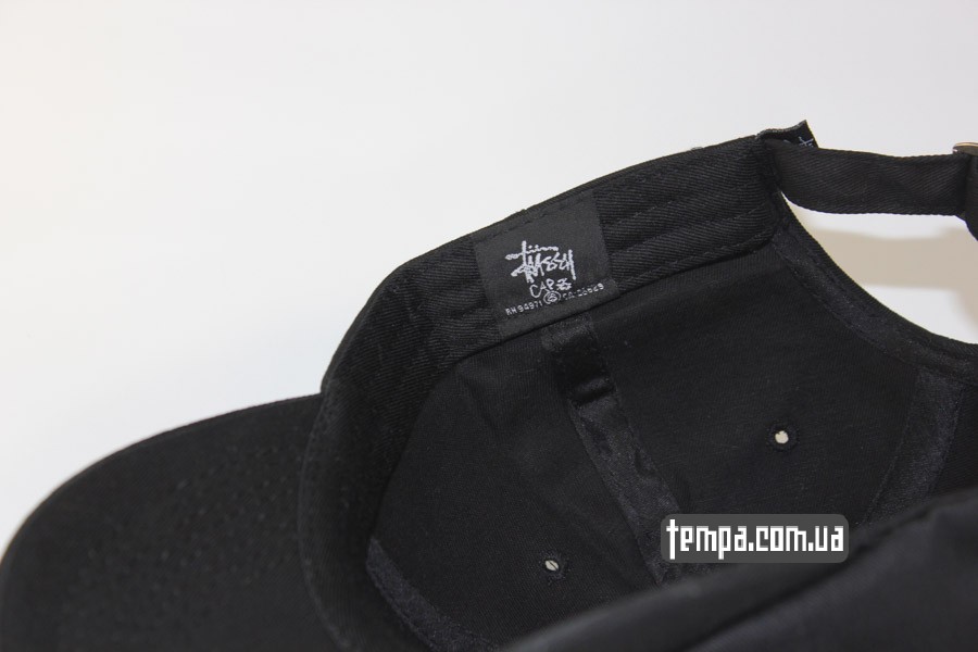 украина оригинал stussy бейсболка кепка черная круглый козырек
