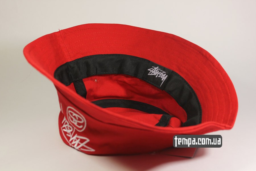 украина купить пляжная панама красная stussy buket оригинал купить
