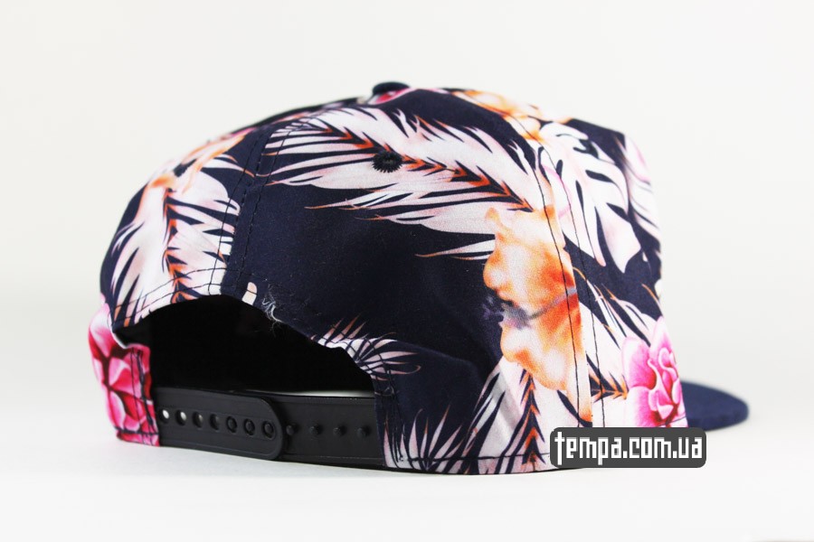 летняя одежда синяя кепка snapback цветы летняя Bonjour cayler and sons украина