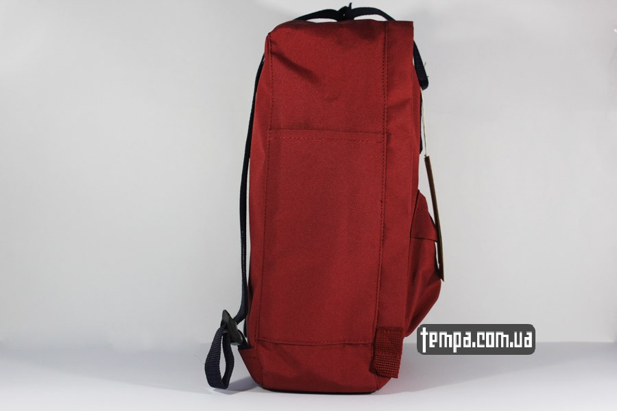 мужской женский красный бордовый рюкзак FJALLRAVEN Kanken
