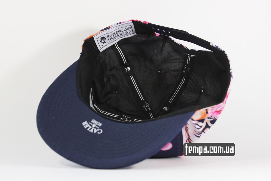 оригинал синяя кепка snapback цветы летняя Bonjour cayler and sons украина