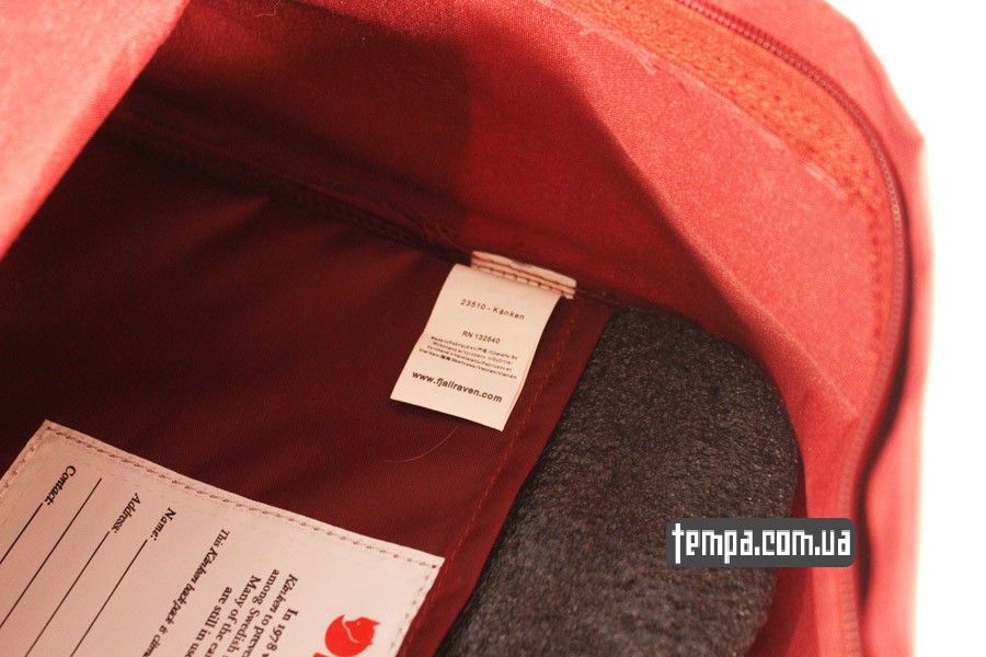 оригинал заказать красный бордовый рюкзак FJALLRAVEN Kanken