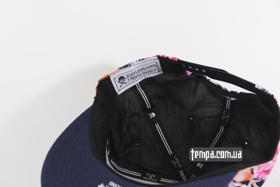 реперки синяя кепка snapback цветы летняя Bonjour cayler and sons украина
