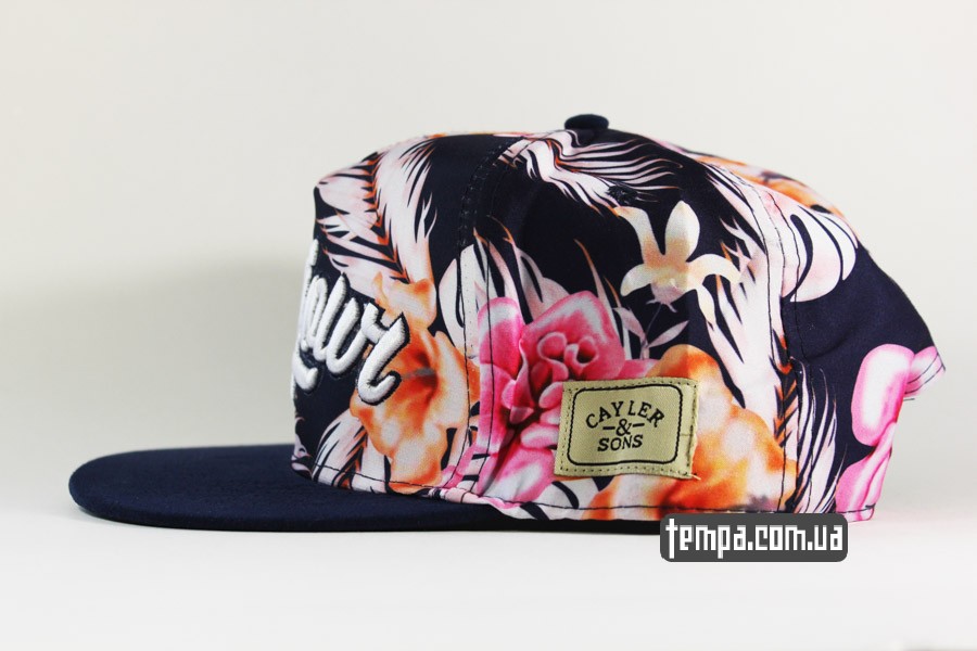 снепбеки украина синяя кепка snapback цветы летняя Bonjour cayler and sons украина