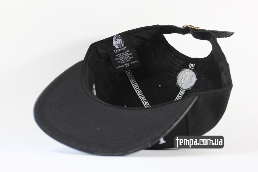 украина магазин бейбсолок кепка snapback last kings LK черная кожаный козырек