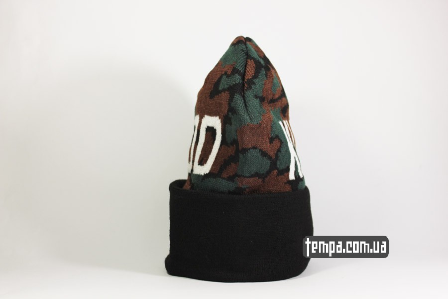 брадская зимняя теплая шапка beanie cayler sons военная broo украина