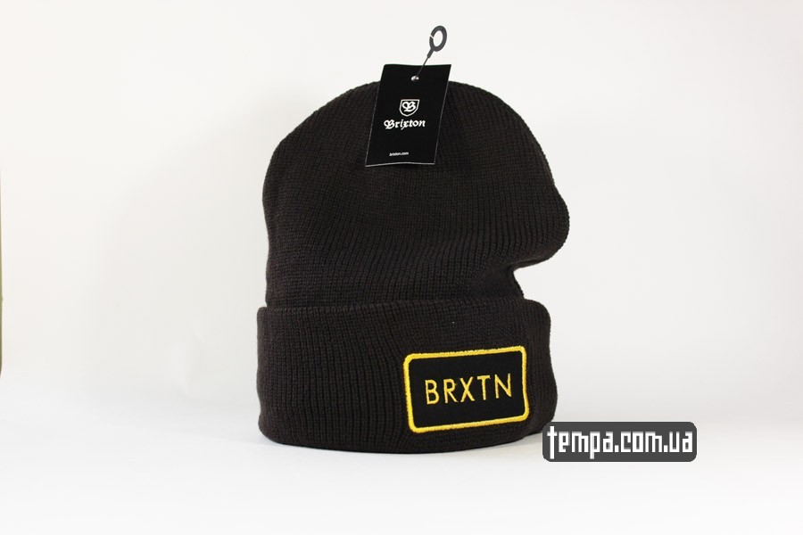 брикстон шапка теплая зимняя brixton черная