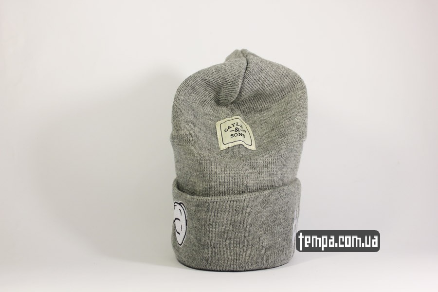 купить украина шапка beanie cayler sons серая косяк купить