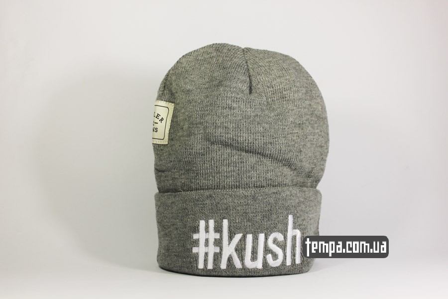 kush шапка beanie cayler sons серая косяк купить
