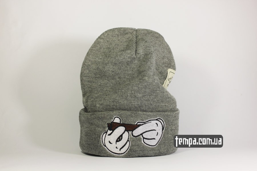 шапка beanie cayler sons серая косяк купить