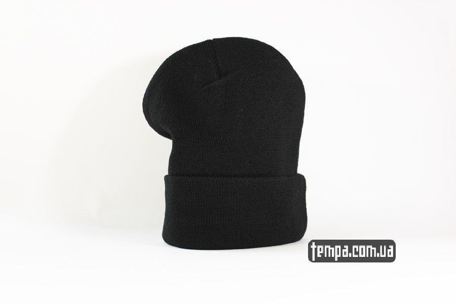 скейтерская одежда шапка бини beanie VANS OFF THE WALL черная украина