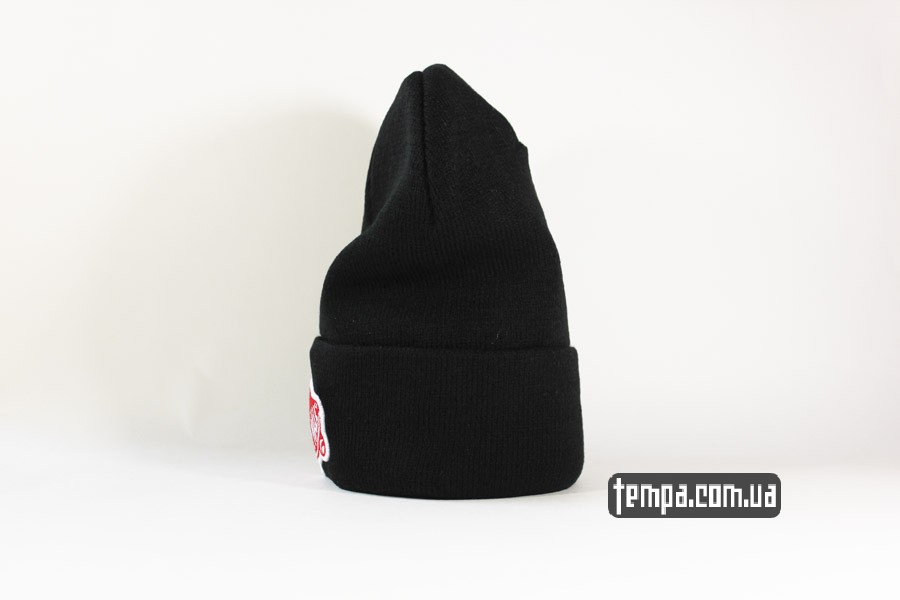 венс одежда шапка бини beanie VANS OFF THE WALL черная украина