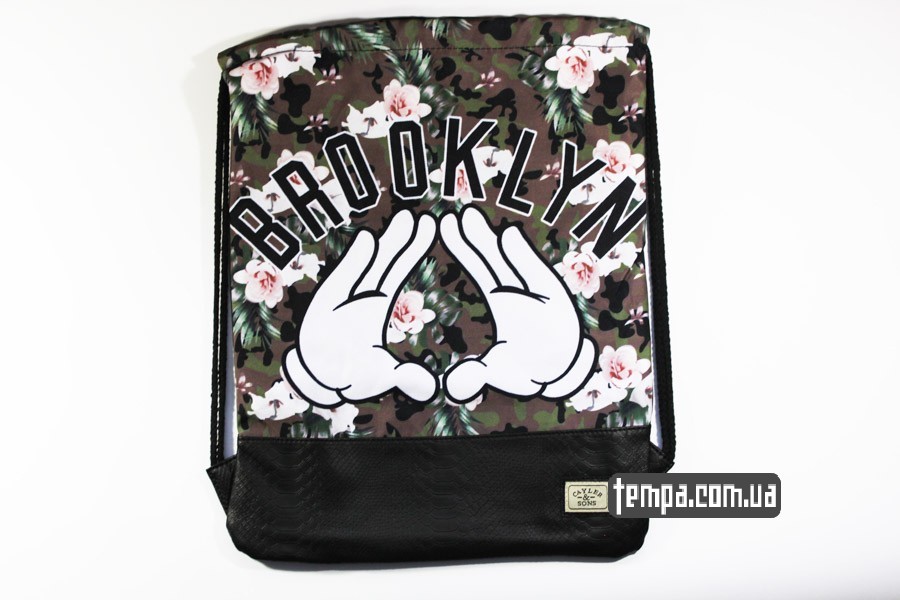 сумка мешок Cayler and Sons зеленая Brooklyn рюкзак