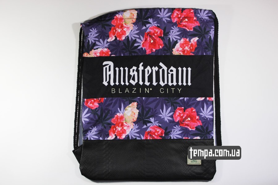сумка мешок cayler and sons amsterdam blazin city с цветами