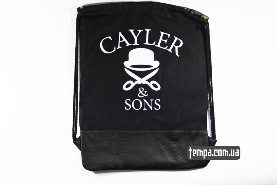 зеленая сумка мешок Cayler and Sons зеленая Brooklyn рюкзак
