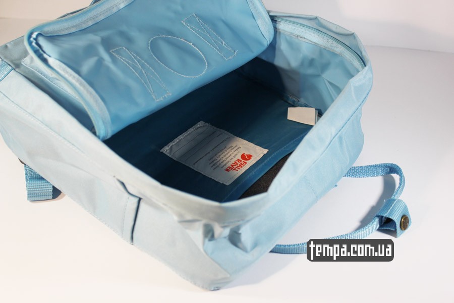 молодежный рюкзак fjallraven kanken светло голубой blue backpack
