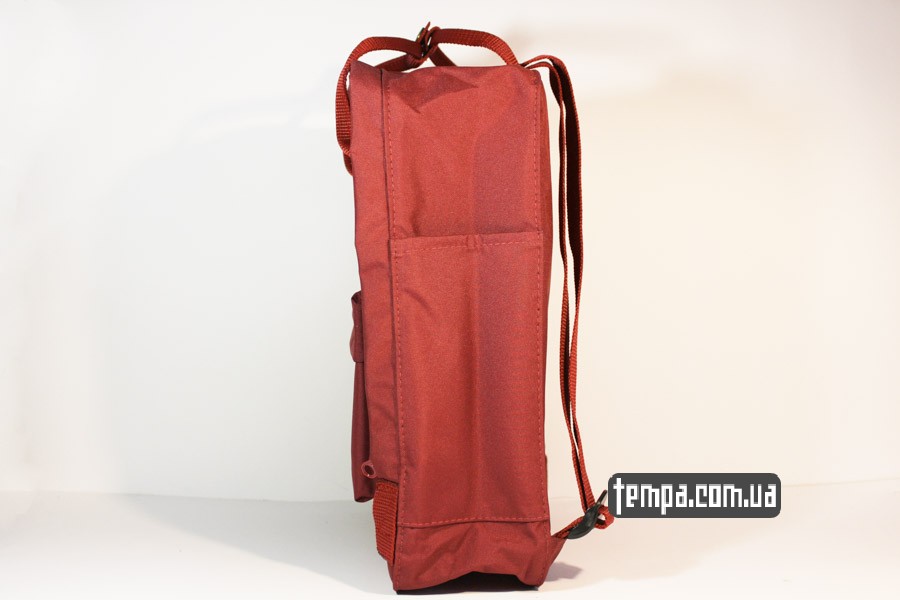 молодежный купить оригинальный рюкзак kanken fjallraven красный бордовый