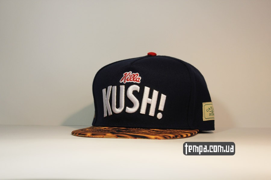 кепка snapback killa kush cyler sons синяя