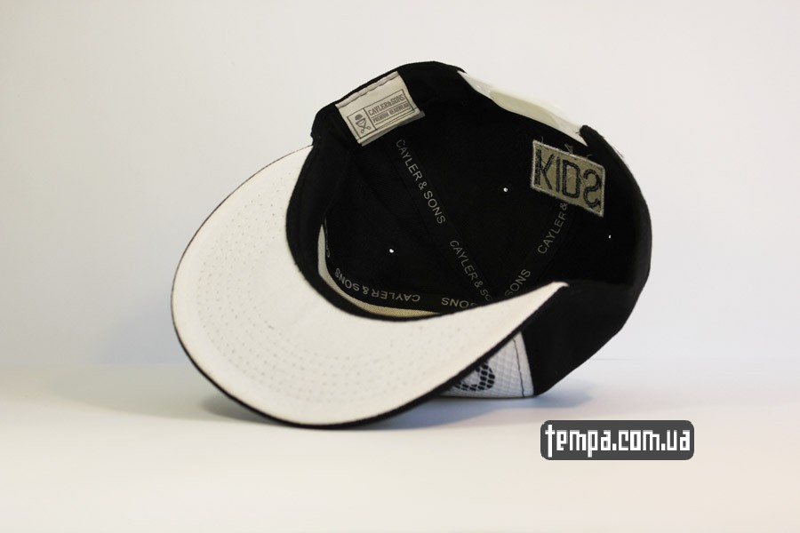 бейсболки украина кепка snapback GHETTO с сеточкой белая Cayler Sons
