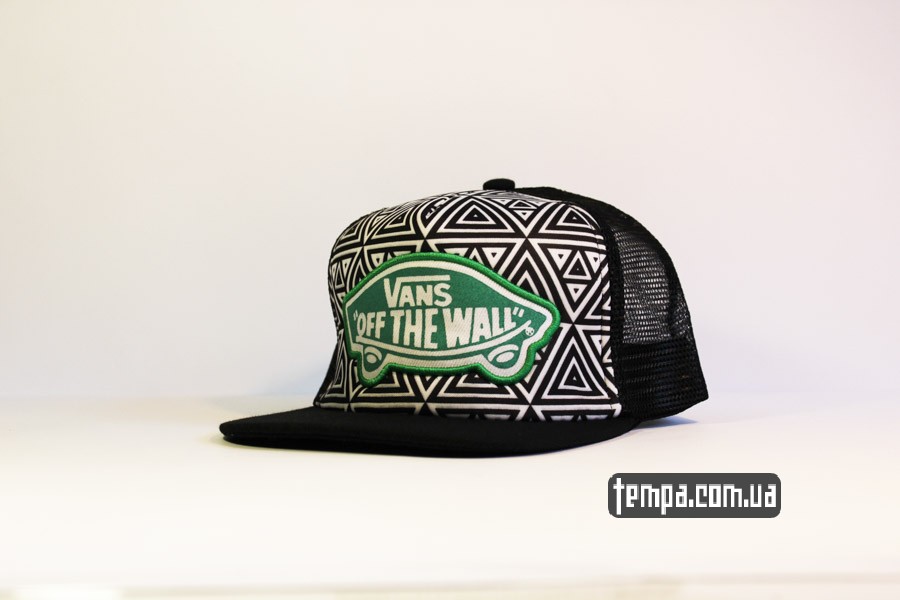 кепка бейсболка тракер VANS OFF THE WALL с сеточкой купить